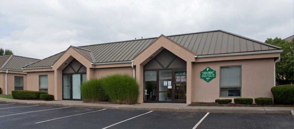 Altoona Community Health Center building and parking lot