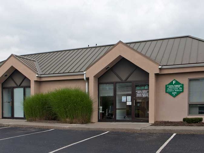 Altoona Community Health Center building and parking lot