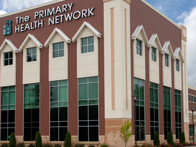 Outside building of Punxsutawney Community Health Center in Pennsylvania