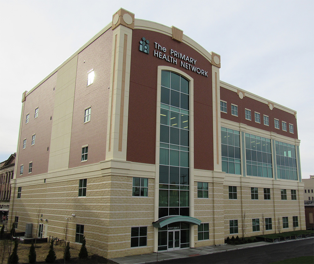 Exterior building of Sharon Medical Group Pediatrics building in Pennsylvania