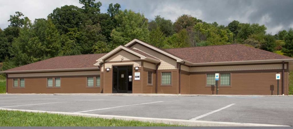 Exterior building of the Tri-Country Community Health Center in Cherry Tree, PA