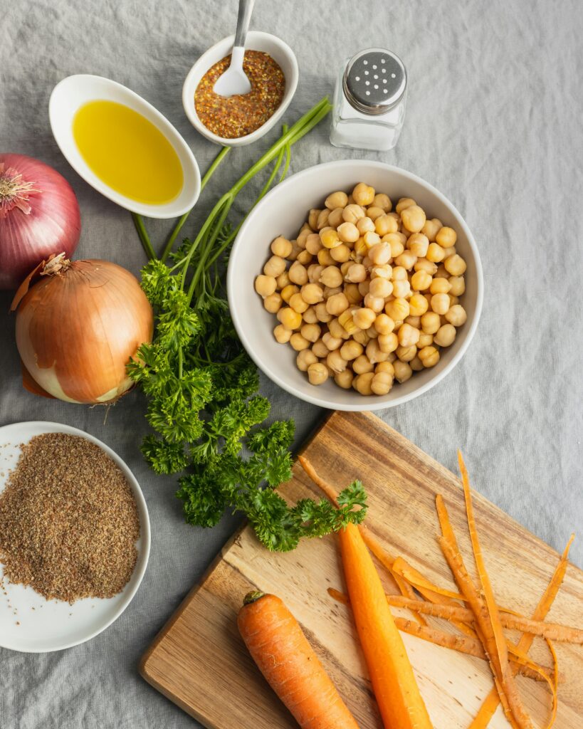 Chickpea and other ingredients