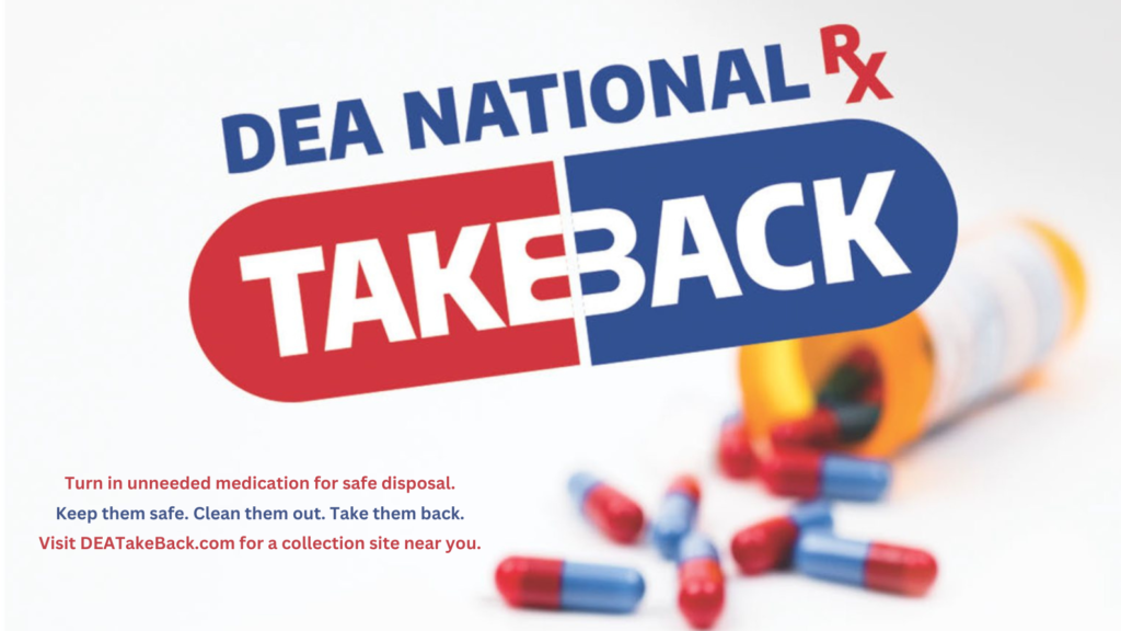 National Drug Take Back Day Graphic